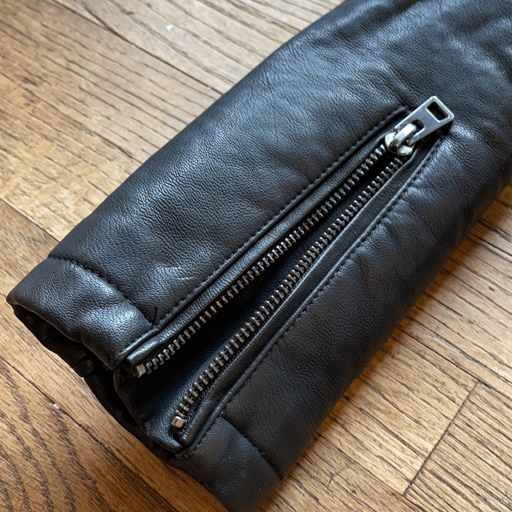 Top Shop Leather Jacket - Picture 5 of 8